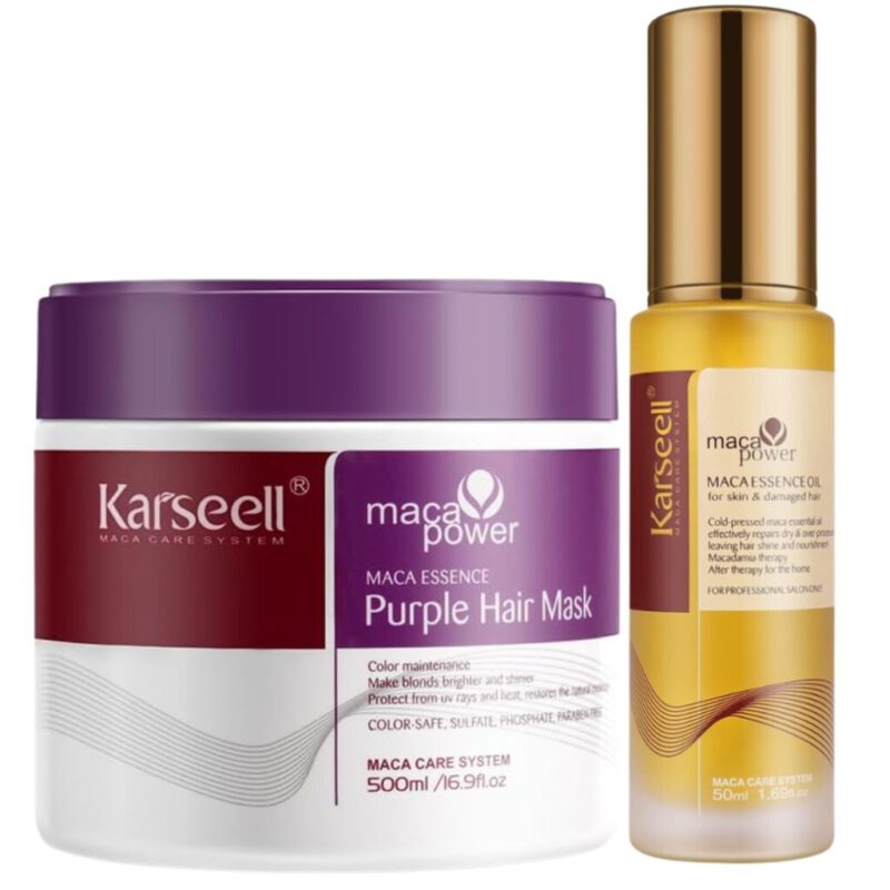 Karseell – Pack Mascarilla Violeta 500ml+Sérum de Aceite de Argán 50ml