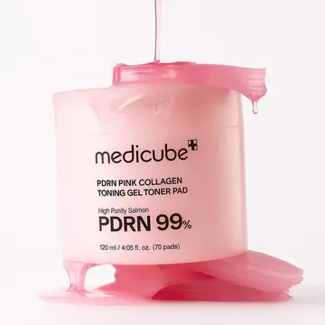 Medicube PDRN Pink Collagen Toning Gel Toner Pad 70pcs